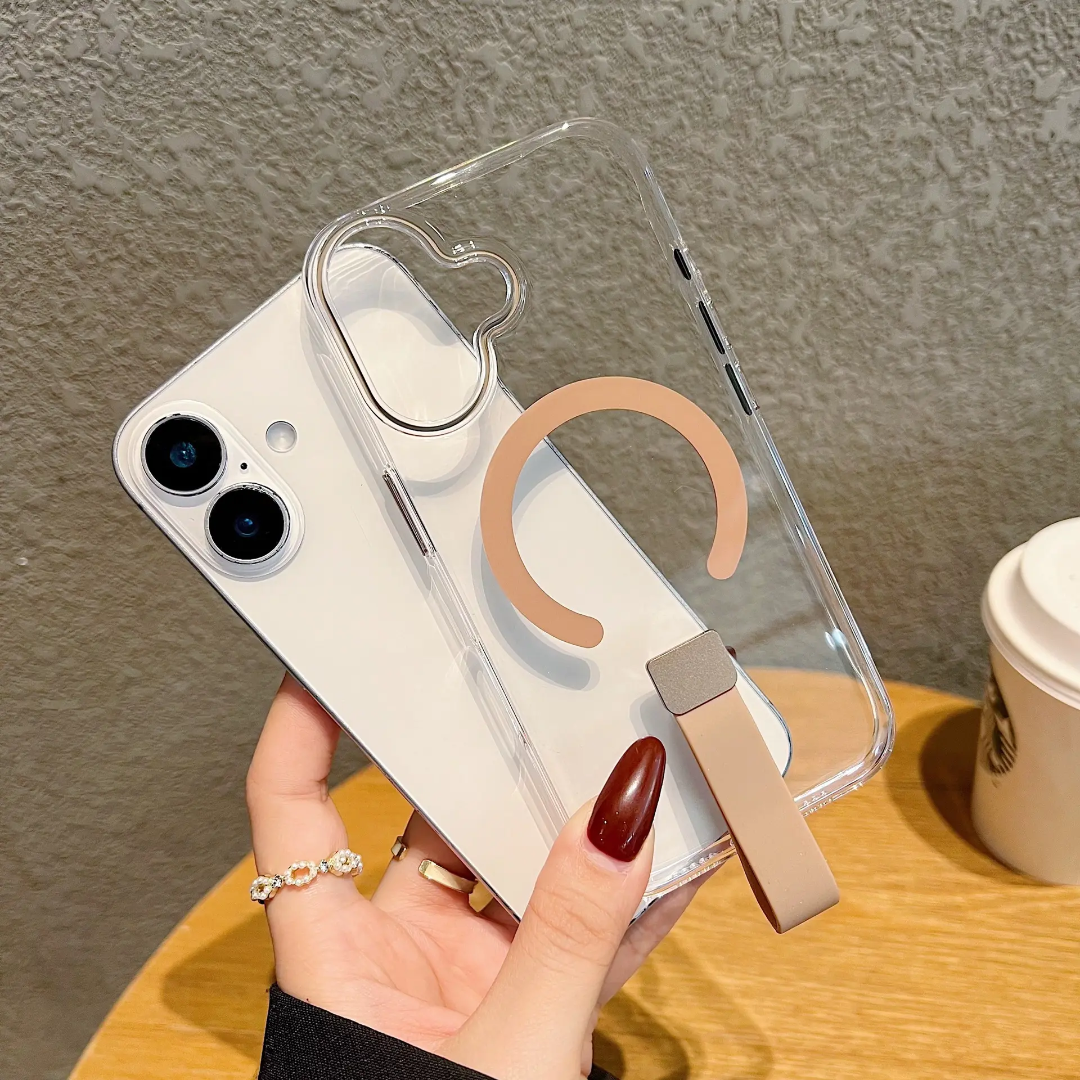Transparent PC (Hard) Color Wireless Charging Phone Cover