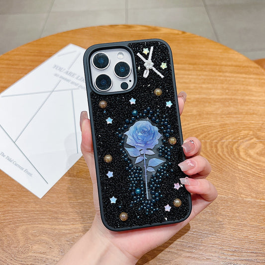 Colorful Rose Bling Studded Diamond PC (Hard) Phone Case