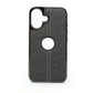 Leather Stitching Texture Logo Cut Phone Cover