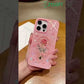 Colorful Rose Bling Studded Diamond PC (Hard) Phone Case Iphone 15  pro